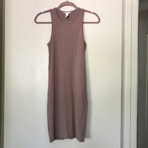 Nude skin tight midi dress 🌟 moving sale